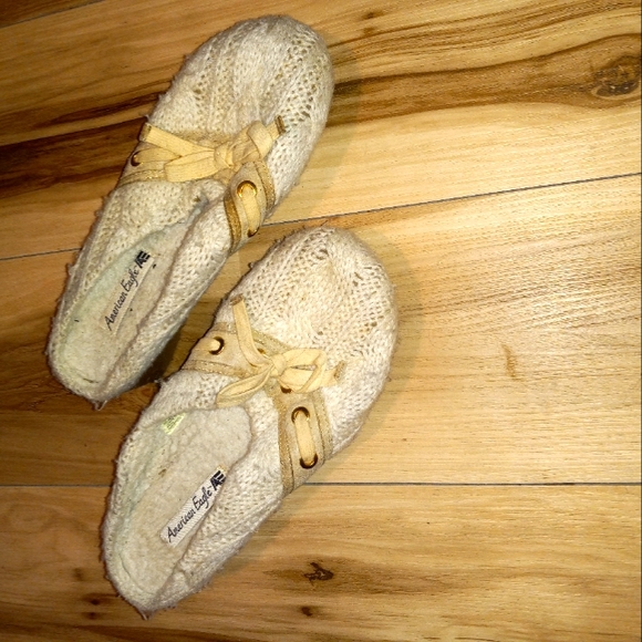 AE sweater clogs